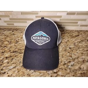 Patagonia Hat Cap SnapBack Black Ventura CA One Size Fits All Adjustable